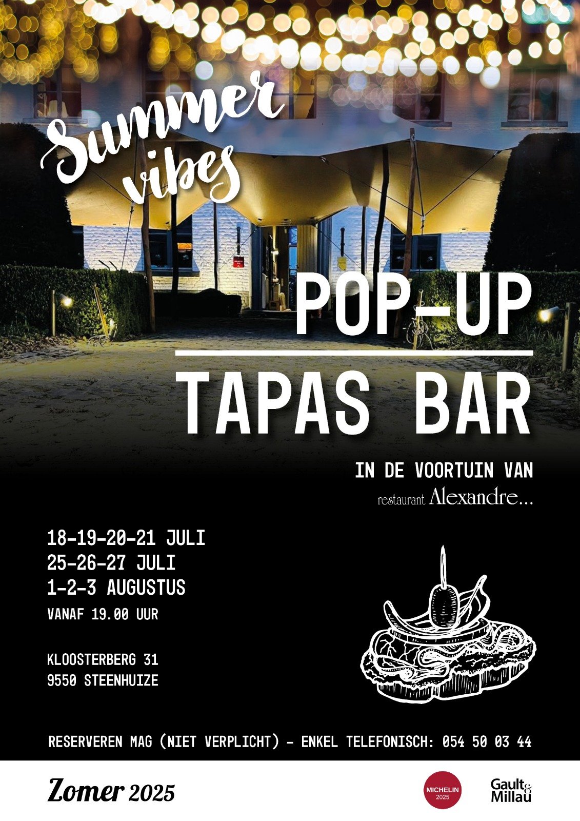 Pop-up tapas bar Pop-up tapas bar
