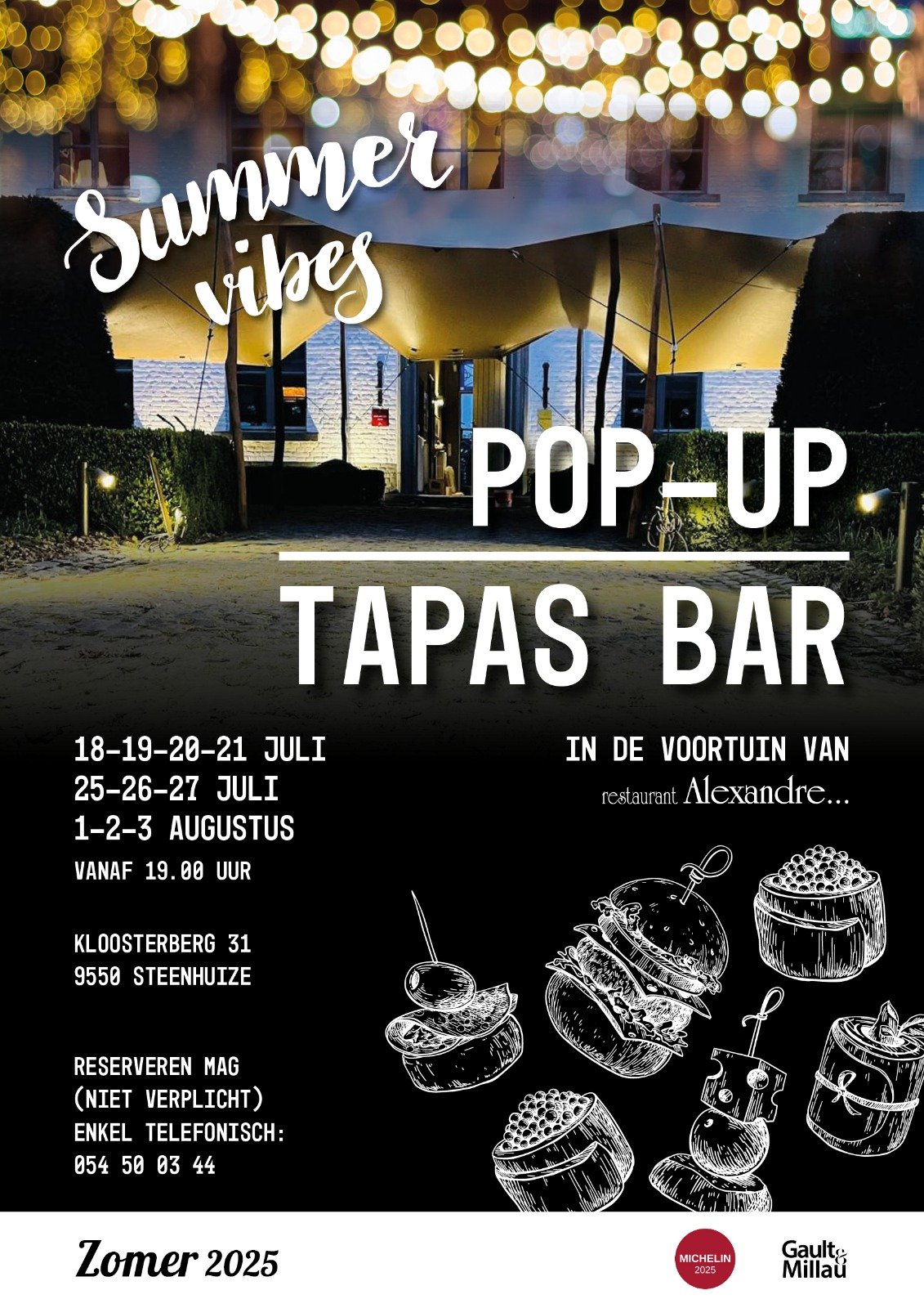 Pop-up tapas bar Pop-up tapas bar